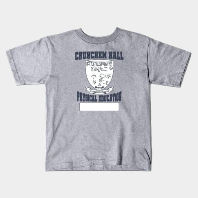 Crunchem Hall Kids T-Shirt by TheHylas